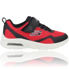 Calzados Vesga Deportes Casual para Niños de Skechers Microspec Max Torvix 403775L color rojo y negro foto 1