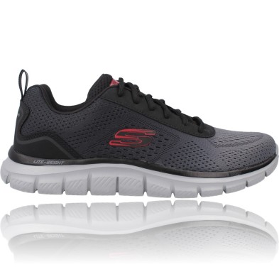 Calzados Vesga Deportivas Casual para Hombre de Skechers Track Ripkent 232399 color negro y gris foto 1