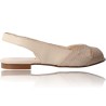 Sandalias Planas de Piel para Mujer de Patricia Miller 5542