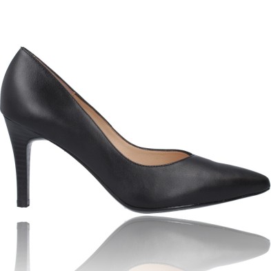 Calzados Vesga Zapatos de Vestir Salón con Tacón de Piel para Mujer de Patricia Miller Nerja 5530 color negro foto 1