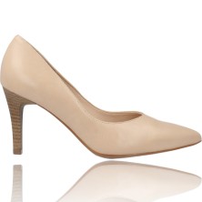 Calzados Vesga Zapatos de Vestir Salón con Tacón de Piel para Mujer de Patricia Miller Nerja 5530 color nude foto 1