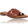 Clogs Flat Leather Sandals for Women by Patricia Miller Denia 5625