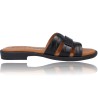 Clogs Flat Leather Sandals for Women by Patricia Miller Denia 5625