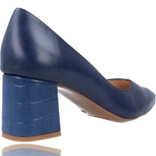 Calzados Vesga Zapatos Salón de Vestir con Tacón para Mujer de Patricia Miller 5533 color marino foto 8