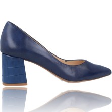 Calzados Vesga Zapatos Salón de Vestir con Tacón para Mujer de Patricia Miller 5533 color marino foto 9