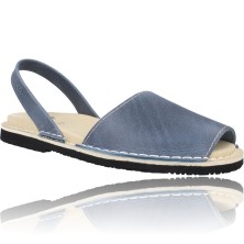 Calzados Vesga Sandalias Menórquinas Abarcas Hombre de Ria Anatómica Gael 52025 color azul foto 2