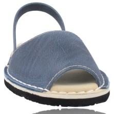 Calzados Vesga Sandalias Menórquinas Abarcas Hombre de Ria Anatómica Gael 52025 color azul foto 3