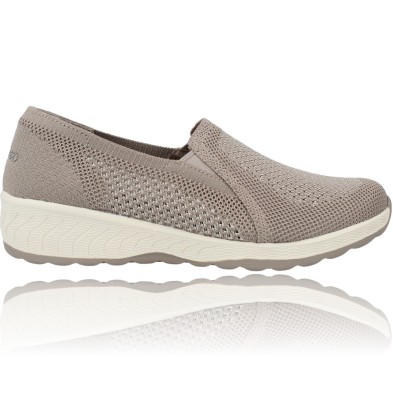 Skechers Women's Elastic Slip-On Trainers 100454 Up Lifted - New Rules