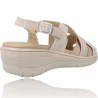 Suave 3254 Casual Wedge Sandals for Women