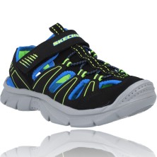 Calzados Vesga Sandalias Cangrejeras Casual Niños de Skechers 406520L Relix - Valder foto 2