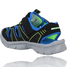 Calzados Vesga Sandalias Cangrejeras Casual Niños de Skechers 406520L Relix - Valder foto 6