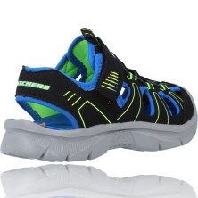 Calzados Vesga Sandalias Cangrejeras Casual Niños de Skechers 406520L Relix - Valder foto 8