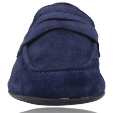 Calzados Vesga Zapatos Mocasines de Piel para Hombres de Luis Gonzalo 7979H color marino foto 3