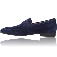Calzados Vesga Zapatos Mocasines de Piel para Hombres de Luis Gonzalo 7979H color marino foto 5