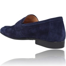 Calzados Vesga Zapatos Mocasines de Piel para Hombres de Luis Gonzalo 7979H color marino foto 6