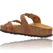 Calzados Vesga Sandalias Planas Bio de Piel para Mujer de Okios 938 Manila-004 color cuero foto 6