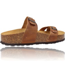 Calzados Vesga Sandalias Planas Bio de Piel para Mujer de Okios 938 Manila-004 color cuero foto 9