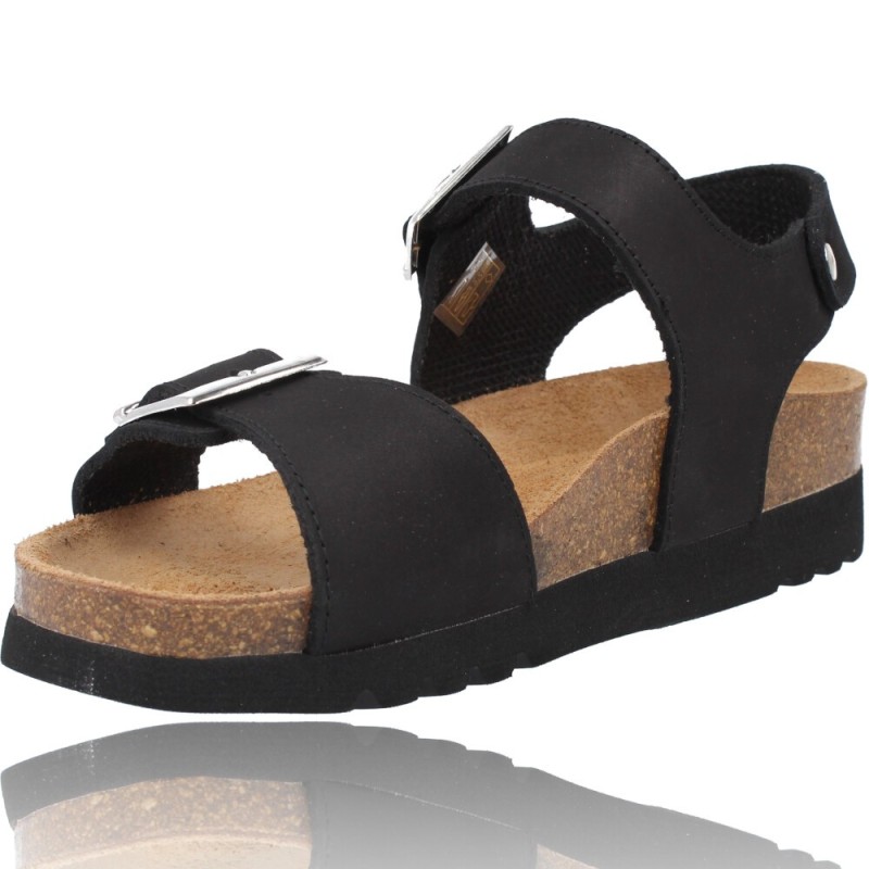 Sandalias Blancas Planas Con Hebillas | | REMATE FINAL