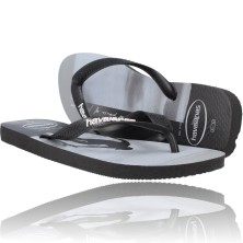 Calzados Vesga Sandalias Chanclas Flip-Flop Hombre Havaianas Hype 4127920 - color negro y blanco foto 2