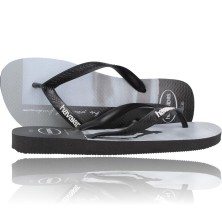 Calzados Vesga Sandalias Chanclas Flip-Flop Hombre Havaianas Hype 4127920 - color negro y blanco foto 9