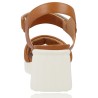 Leather Wedge Sandals for Women by Weekend Maldonado 16303