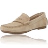 Leather Moccasin Shoes for Women by Martinelli Leyre 1413-3408SYM