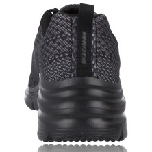 Zapatillas Deportivas Sneakers Casual  Mujer de Skechers Fashion Fit 12719 negro foto 7