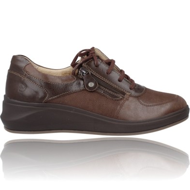 Casual Leather Shoes with Laces for Women by Suave 3414