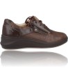 Casual Leather Shoes with Laces for Women by Suave 3414