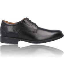 Calzados Vesga Zapatos Hombre Vestir Cordones de Clarks Whiddon Plain negro foto 1