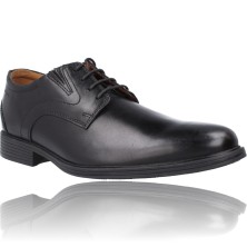 Calzados Vesga Zapatos Hombre Vestir Cordones de Clarks Whiddon Plain negro foto 2