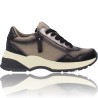 Women&#39;s Casual Leather Trainers by Carmela Shoes 160195