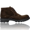 Casual Leather Ankle Boots with Laces for Men by Luis Gonzalo 7946H