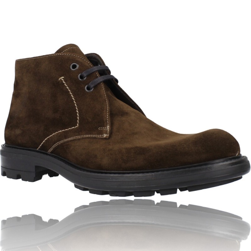 Botines Casual Piel con Cordones para Hombres de Luis Gonzalo 7946H