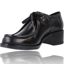Calzados Vesga Zapatos Mujer Wallabee de Luis Gonzalo 5122M negro foto 4