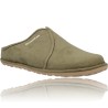 Zapatillas de Casa para Hombres Sin Talón Pantuflas Nordikas Tex Cab Microsuede 1285 Tex Cab