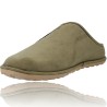 Zapatillas de Casa para Hombres Sin Talón Pantuflas Nordikas Tex Cab Microsuede 1285 Tex Cab