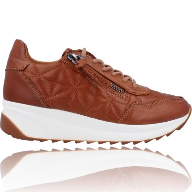 Women's Casual Leather Trainers by Carmela Shoes 160209