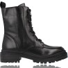 Women&#39;s Leather Military Boots from LOL Shoes 7007 Liesel