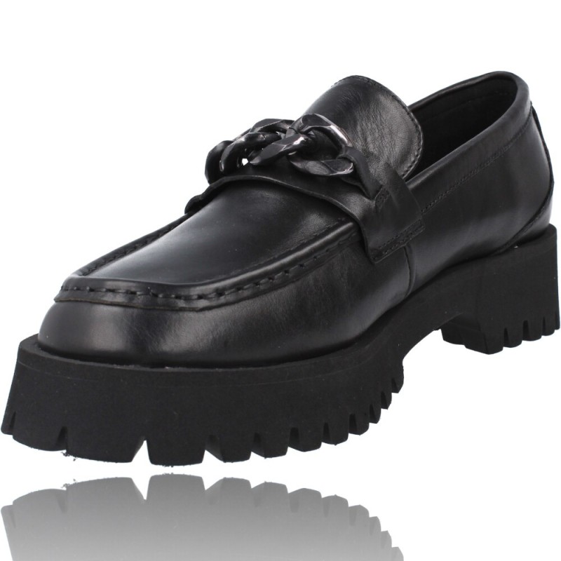 Zapatos Mujer Mocasín Piel de Carmela Shoes 160358