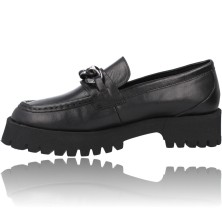 Calzados Vesga Zapatos Mujer Mocasín Piel de Carmela Shoes 160358 negro foto 5