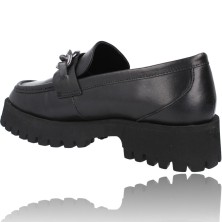Calzados Vesga Zapatos Mujer Mocasín Piel de Carmela Shoes 160358 negro foto 6