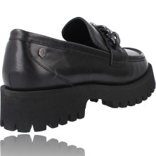 Calzados Vesga Zapatos Mujer Mocasín Piel de Carmela Shoes 160358 negro foto 8