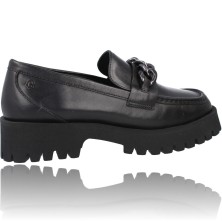 Calzados Vesga Zapatos Mujer Mocasín Piel de Carmela Shoes 160358 negro foto 9