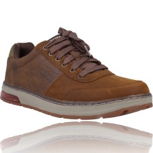 Calzados Vesga Zapatos Hombre Casual de Skechers 210142 Evenston - Fanton cuero engrasado foto 2