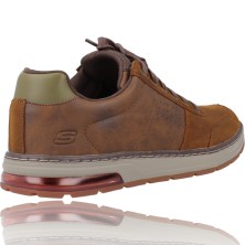 Calzados Vesga Zapatos Hombre Casual de Skechers 210142 Evenston - Fanton cuero engrasado foto 8