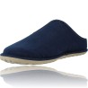 Zapatillas de Casa para Hombres Sin Talón Pantuflas Nordikas Tex Cab Microsuede 1285 Tex Cab