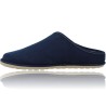 Zapatillas de Casa para Hombres Sin Talón Pantuflas Nordikas Tex Cab Microsuede 1285 Tex Cab