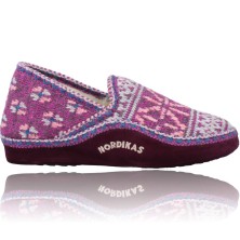 Calzados Vesga Zapatillas de Casa para Mujer de Nordikas Classic Sra 2000 rosas foto 1