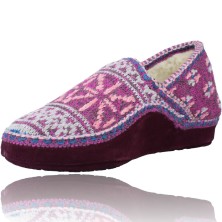 Calzados Vesga Zapatillas de Casa para Mujer de Nordikas Classic Sra 2000 rosas foto 4